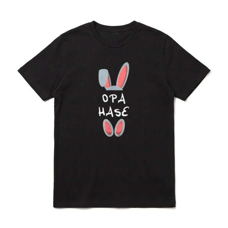 Opa Hase Osterhase Männer T-Shirt – Klassisches T-Shirt in Schwarz