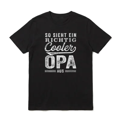 So Sieht Ein richtig T-Shirt – Klassisches T-Shirt in Schwarz