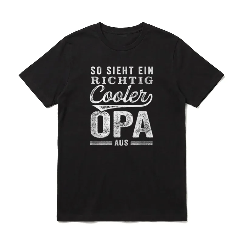 So Sieht Ein richtig T-Shirt – Klassisches T-Shirt in Schwarz