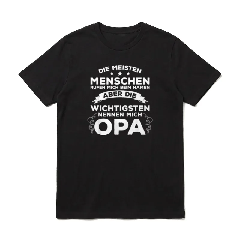 Rufen Die meisten Menschen nennen T-Shirt – Klassisches T-Shirt in Schwarz