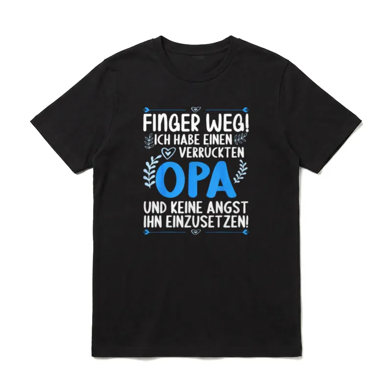Finger weg ich habe T-Shirt – Klassisches T-Shirt in Schwarz