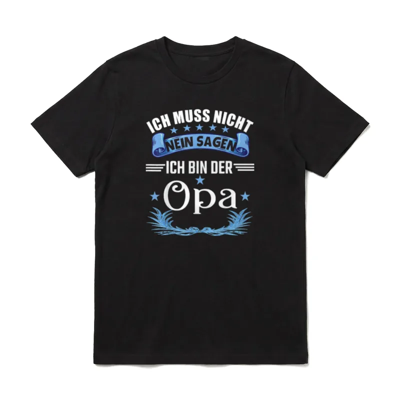 Ich Muss Nicht Nein T-Shirt – Klassisches T-Shirt in Schwarz