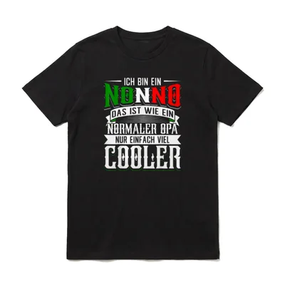 Italienischer Opa aus Italien T-Shirt – Klassisches T-Shirt in Schwarz
