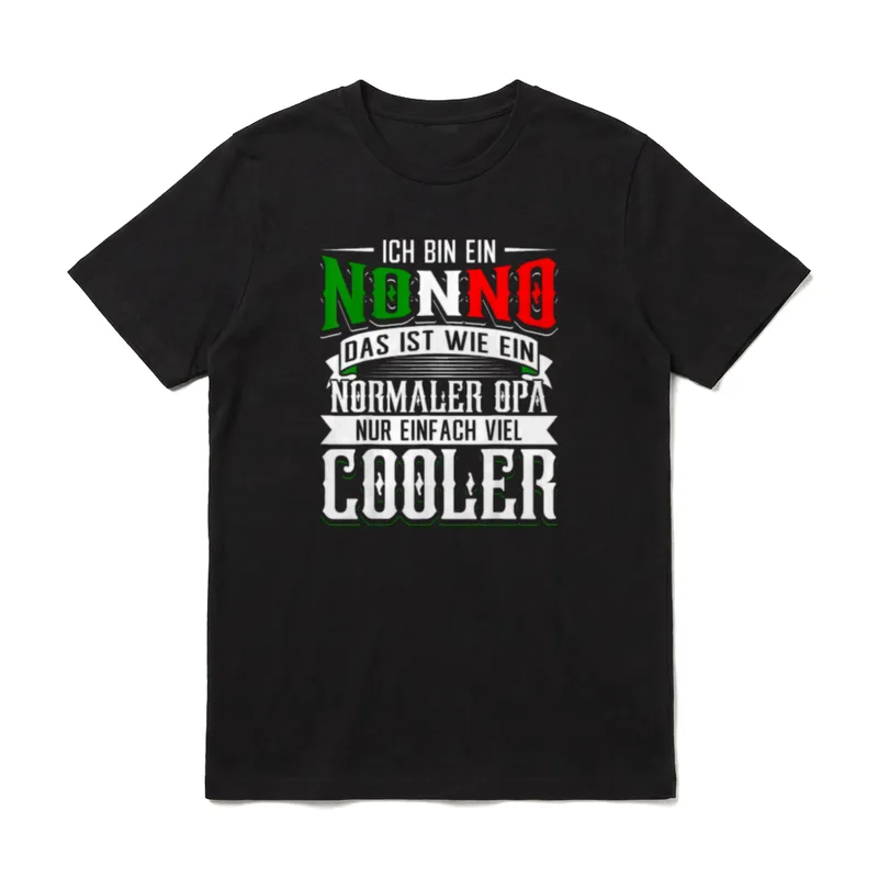 Italienischer Opa aus Italien T-Shirt – Klassisches T-Shirt in Schwarz