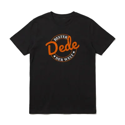 Bester Dede der Welt T-Shirt – Klassisches T-Shirt in Schwarz