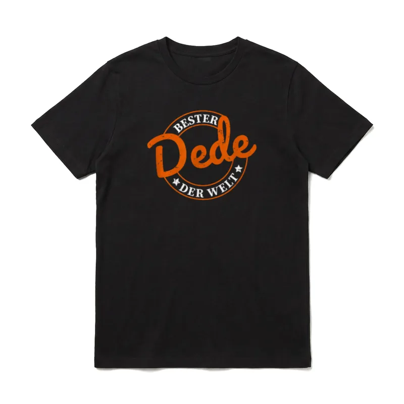 Bester Dede der Welt T-Shirt – Klassisches T-Shirt in Schwarz