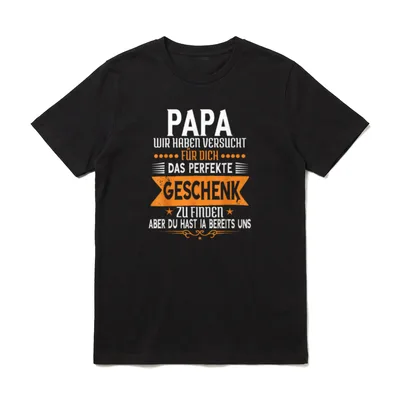 lustiges Vatertagsgeschenk T-Shirt – Klassisches T-Shirt in Schwarz