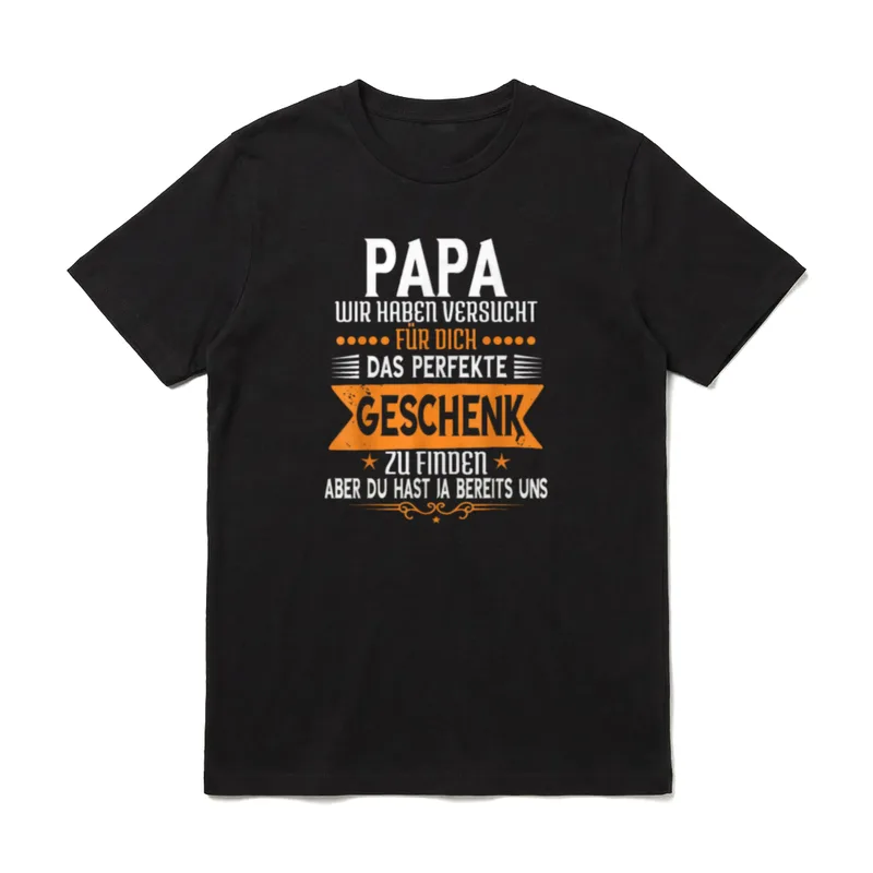 lustiges Vatertagsgeschenk T-Shirt – Klassisches T-Shirt in Schwarz