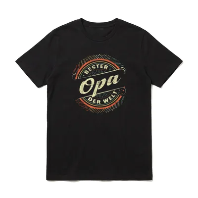 Opa Geburtstag Opa Spruch T-Shirt – Klassisches T-Shirt in Schwarz
