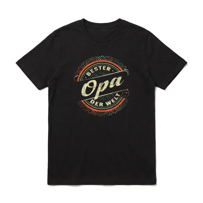 Opa Geburtstag Opa Spruch T-Shirt – Klassisches T-Shirt in Schwarz