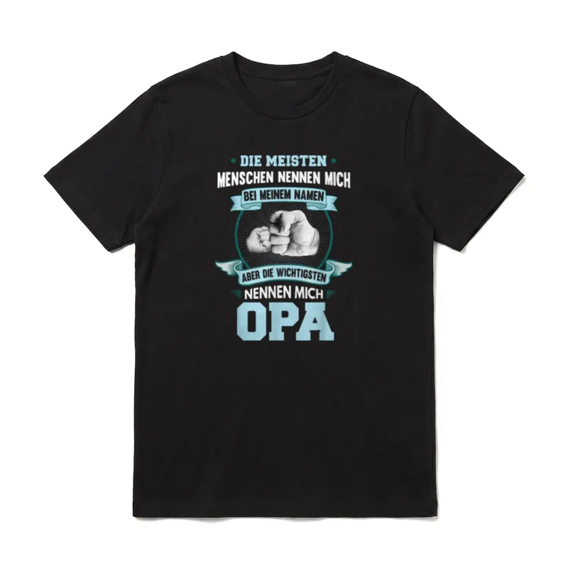 Opa Geburtstag Opa Spruch T-Shirt – Klassisches T-Shirt in Schwarz