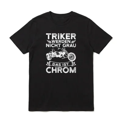 Trike Fahrer lustiger Spruch T-Shirt – Klassisches T-Shirt in Schwarz