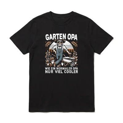 Garten Opa Gärtner Hobbygärtner T-Shirt – Klassisches T-Shirt in Schwarz