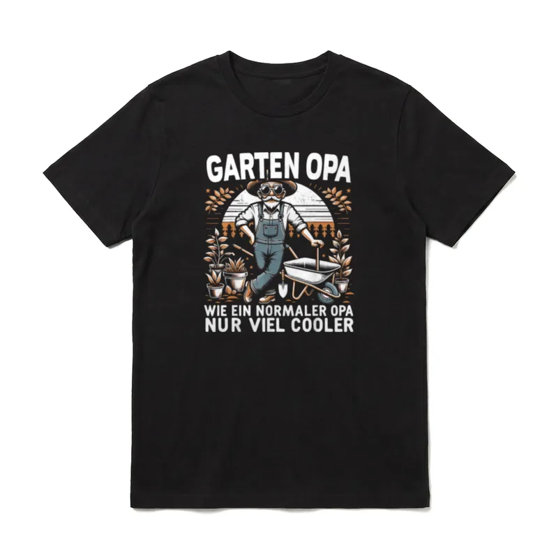Garten Opa Gärtner Hobbygärtner T-Shirt – Klassisches T-Shirt in Schwarz