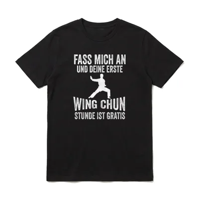 Wing Chun Opa Kampfkunst T-Shirt – Klassisches T-Shirt in Schwarz