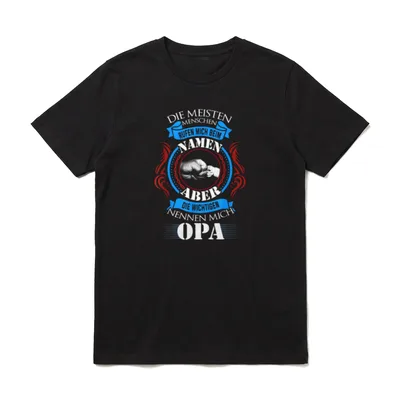 Die meisten Menschen nennen T-Shirt – Klassisches T-Shirt in Schwarz