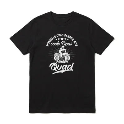 Quad Opa Quadbike Spruch T-Shirt – Klassisches T-Shirt in Schwarz