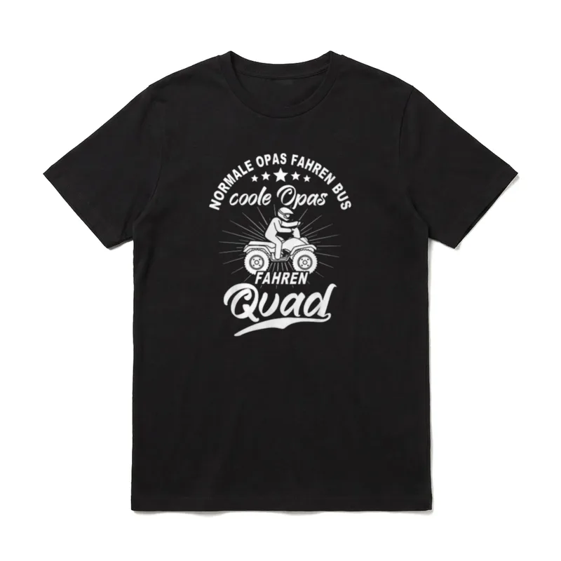 Quad Opa Quadbike Spruch T-Shirt – Klassisches T-Shirt in Schwarz