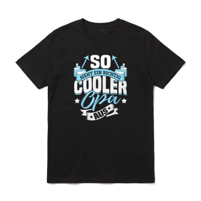 So sieht ein richtig T-Shirt – Klassisches T-Shirt in Schwarz