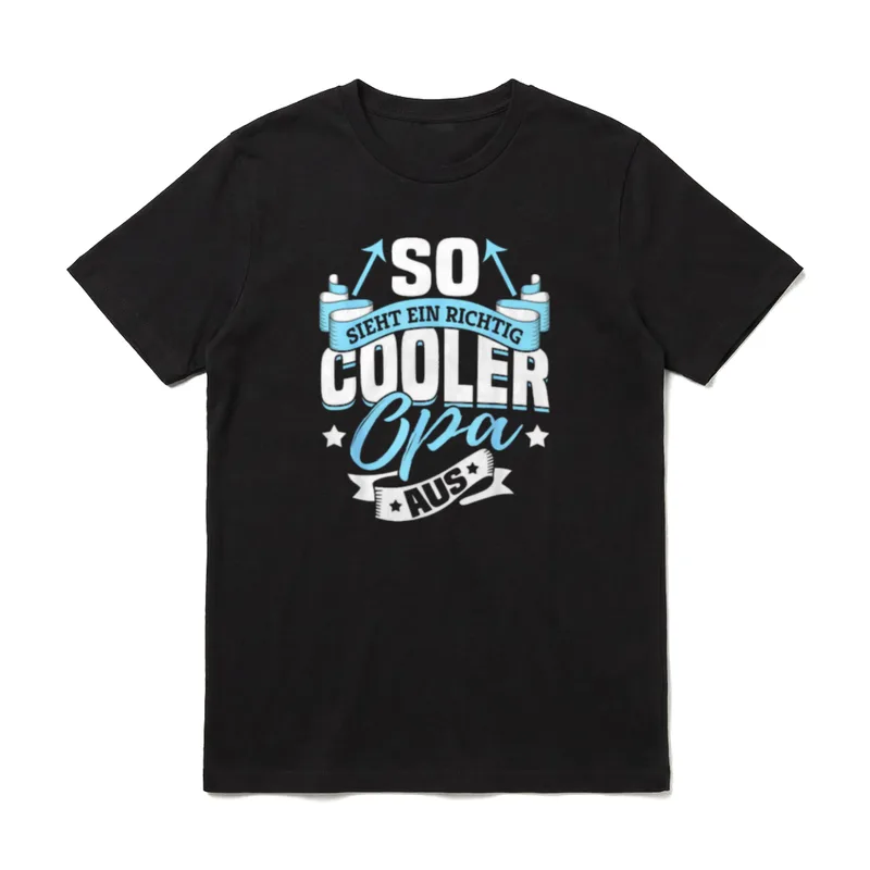 So sieht ein richtig T-Shirt – Klassisches T-Shirt in Schwarz