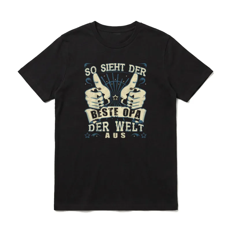 Opa Geburtstag Opa Spruch T-Shirt – Klassisches T-Shirt in Schwarz