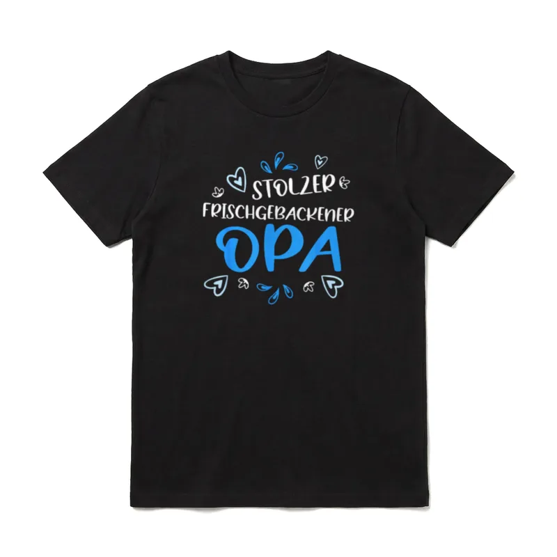 Stolzer frischgebackener Opa Grandpa T-Shirt – Klassisches T-Shirt in Schwarz
