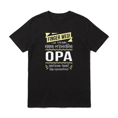 Ich habe einen verrückten T-Shirt – Klassisches T-Shirt in Schwarz