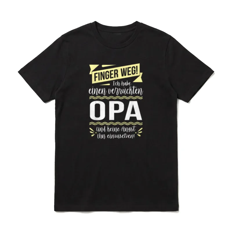 Ich habe einen verrückten T-Shirt – Klassisches T-Shirt in Schwarz