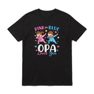 Opa Loves You Baby T-Shirt – Klassisches T-Shirt in Schwarz
