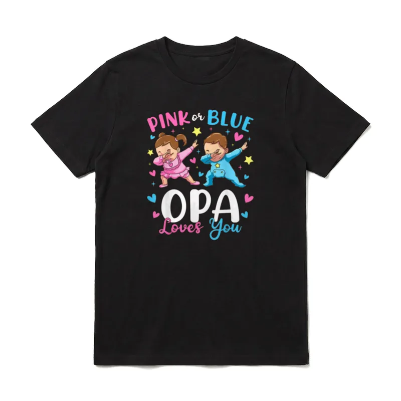 Opa Loves You Baby T-Shirt – Klassisches T-Shirt in Schwarz