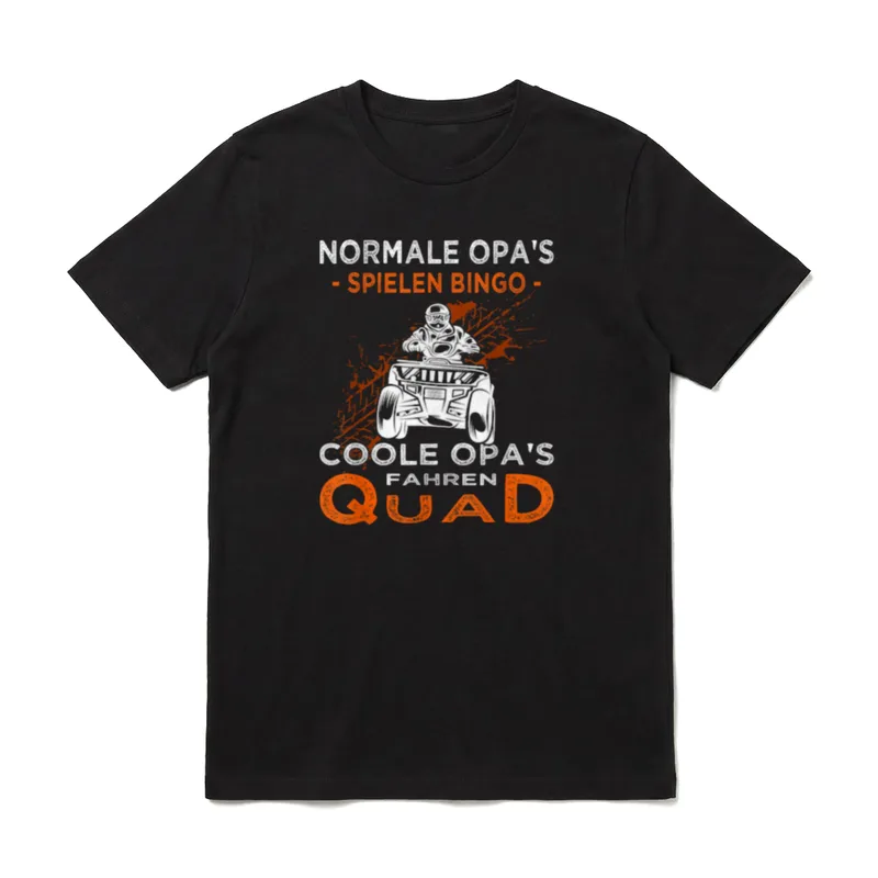 Coole Opas fahren Quad Quadfahrer T-Shirt – Klassisches T-Shirt in Schwarz