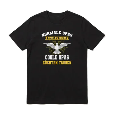 Brieftauben Taubenzüchter Tauben Opa T-Shirt – Klassisches T-Shirt in Schwarz