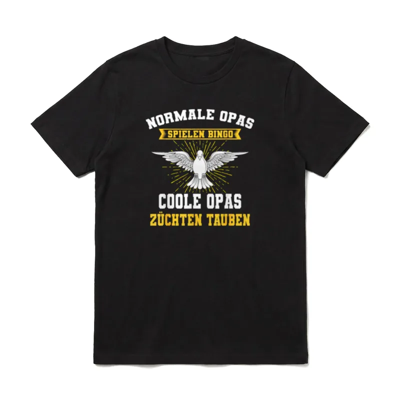 Brieftauben Taubenzüchter Tauben Opa T-Shirt – Klassisches T-Shirt in Schwarz