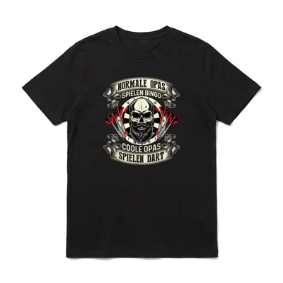 Normale Opas Spielen Bingo Opa Sprüche & Geschenke T-Shirt – Klassisches T-Shirt in Schwarz