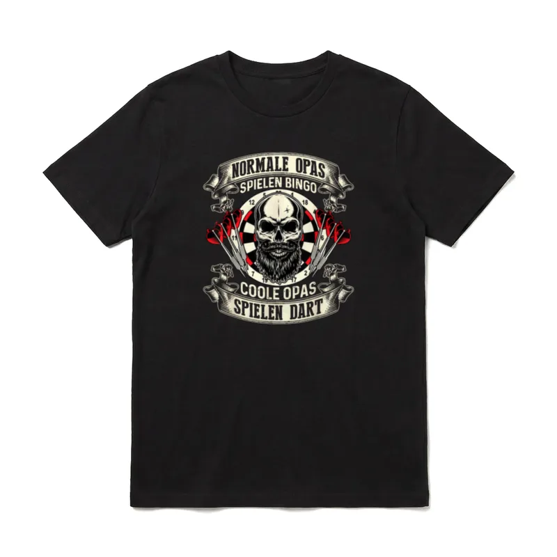Normale Opas Spielen Bingo Opa Sprüche & Geschenke T-Shirt – Klassisches T-Shirt in Schwarz