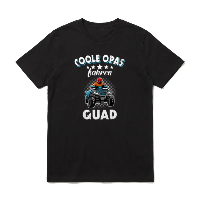 Quad Spruch Opa Quadbike lustiger T-Shirt – Klassisches T-Shirt in Schwarz