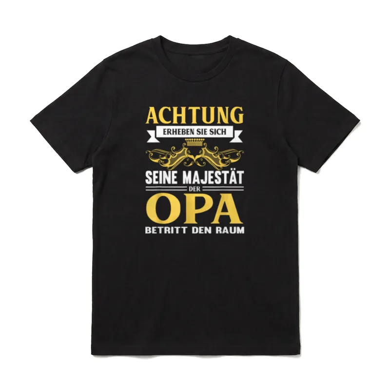 Erheben sie sich Seine Majestät T-Shirt – Klassisches T-Shirt in Schwarz