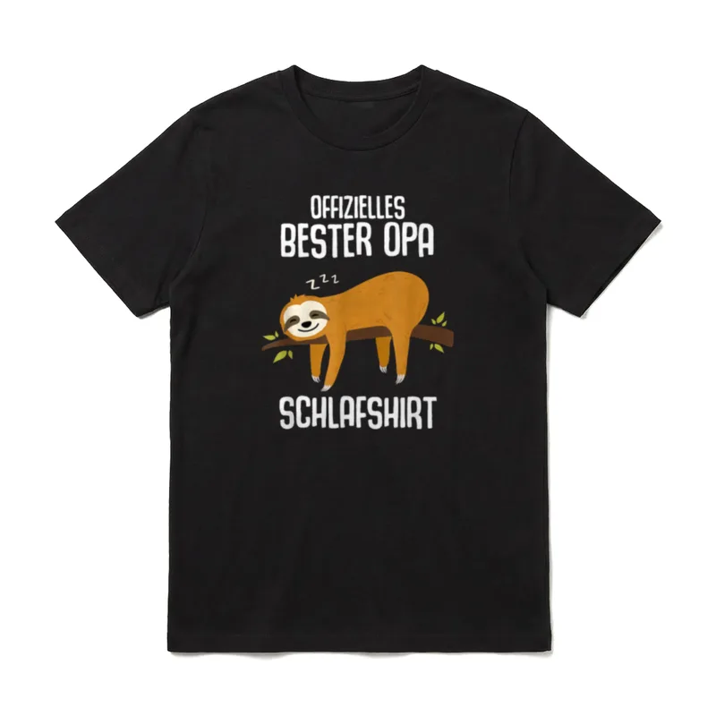 Offizielles Bester Opa Schlafshirt T-Shirt – Klassisches T-Shirt in Schwarz