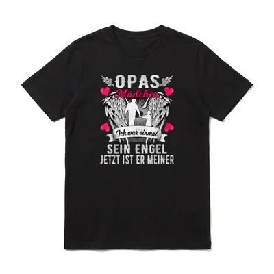 Opas Mädchen Ich War T-Shirt – Klassisches T-Shirt in Schwarz