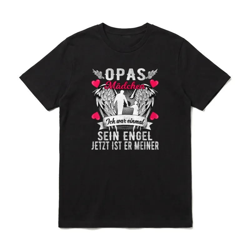 Opas Mädchen Ich War T-Shirt – Klassisches T-Shirt in Schwarz
