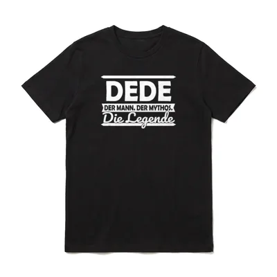 Bester Dede der Welt Opa Sprüche & Geschenke T-Shirt – Klassisches T-Shirt in Schwarz