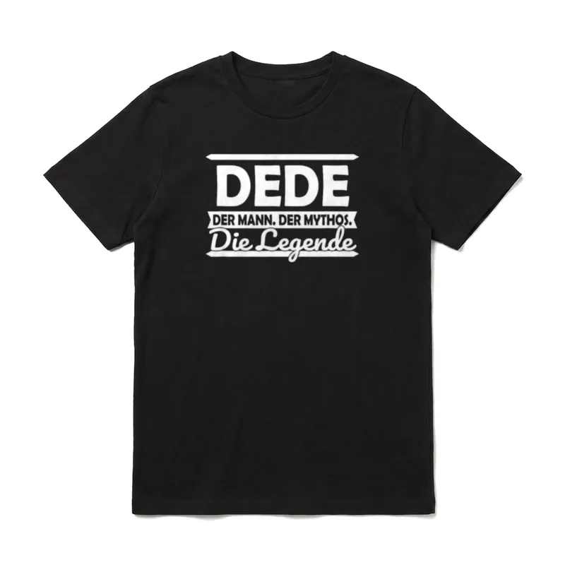 Bester Dede der Welt Opa Sprüche & Geschenke T-Shirt – Klassisches T-Shirt in Schwarz