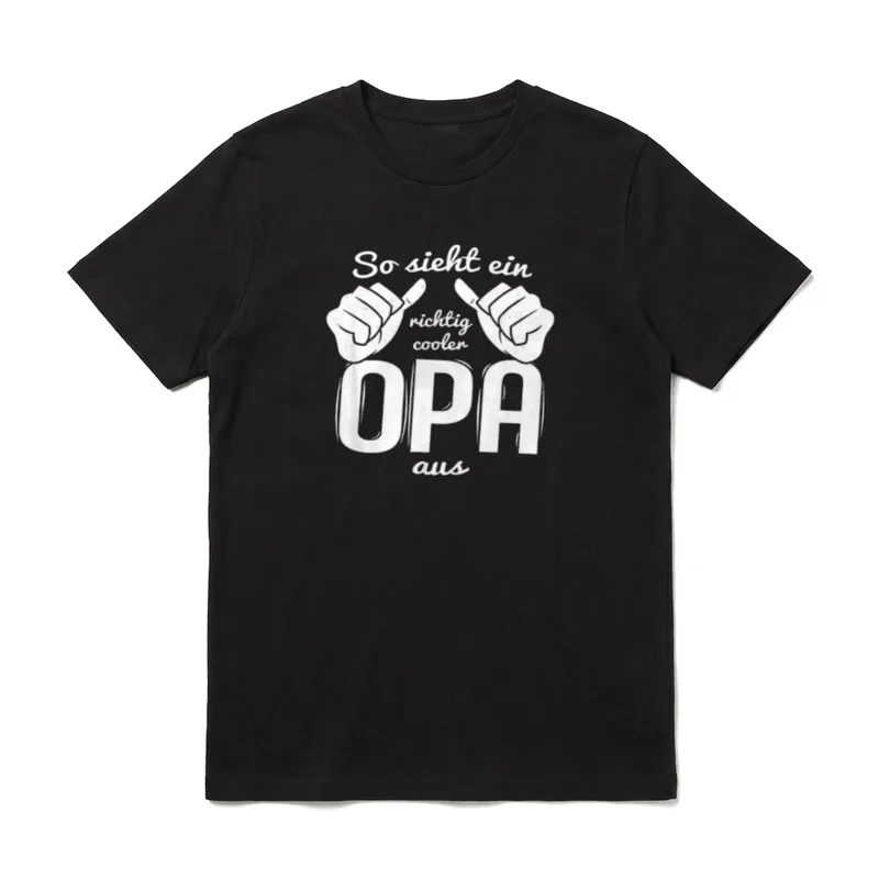 So sieht ein richtig T-Shirt – Klassisches T-Shirt in Schwarz