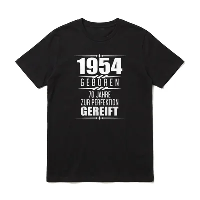 70. Geburtstag Mann Frau T-Shirt – Klassisches T-Shirt in Schwarz
