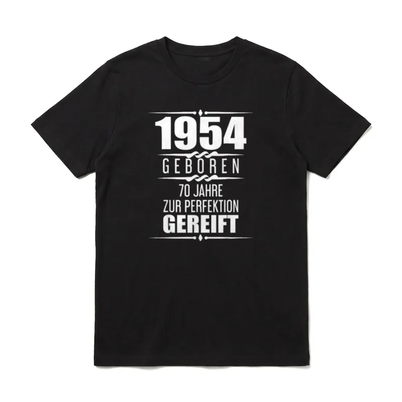 70. Geburtstag Mann Frau T-Shirt – Klassisches T-Shirt in Schwarz