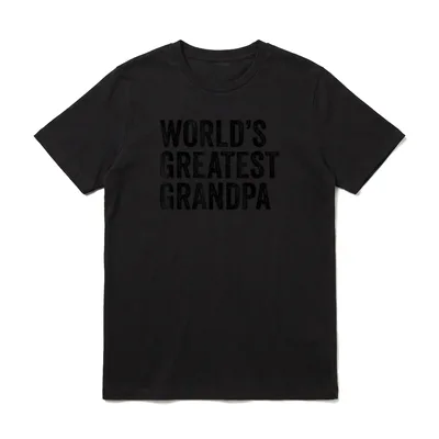 World's Greatest Grandpa Beste T-Shirt – Klassisches T-Shirt in Schwarz