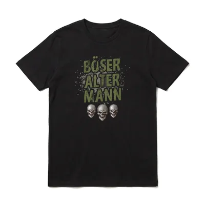 Böser alter Mann Opa Opa Sprüche & Geschenke T-Shirt – Klassisches T-Shirt in Schwarz