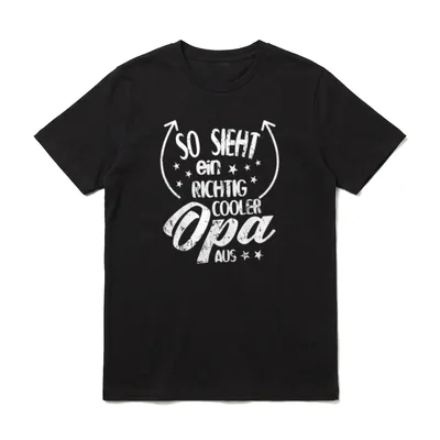 So Sieht Ein Richtig T-Shirt – Klassisches T-Shirt in Schwarz