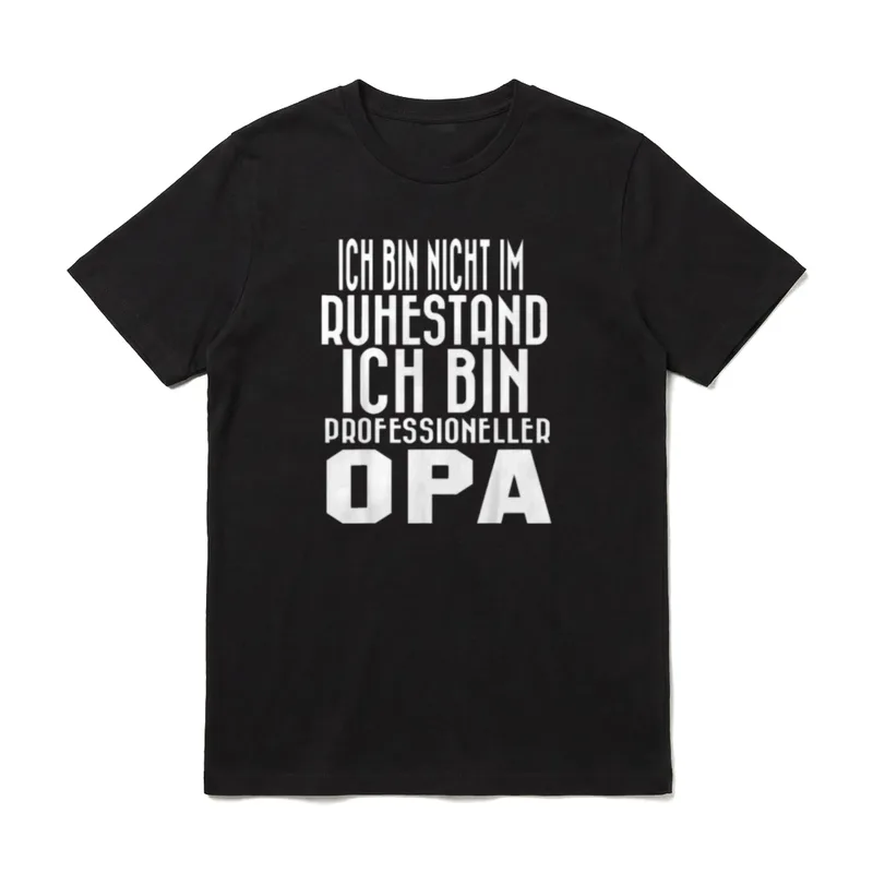 Opa für den stolzen Großvater T-Shirt – Klassisches T-Shirt in Schwarz