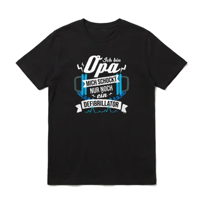Bester Opa der Welt Fun T-Shirt – Klassisches T-Shirt in Schwarz